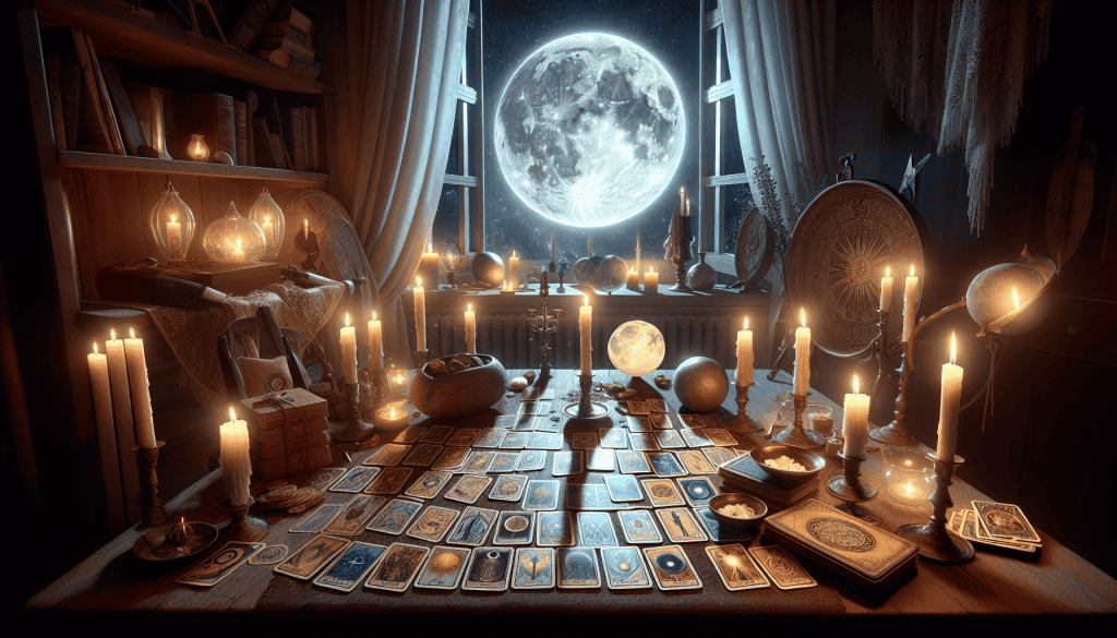 Tarot karte i rituali punog Mjeseca: Povezanost s astrološkim ciklusima Tarot karte i rituali punog Mjeseca: Povezanost s astrološkim ciklusima
